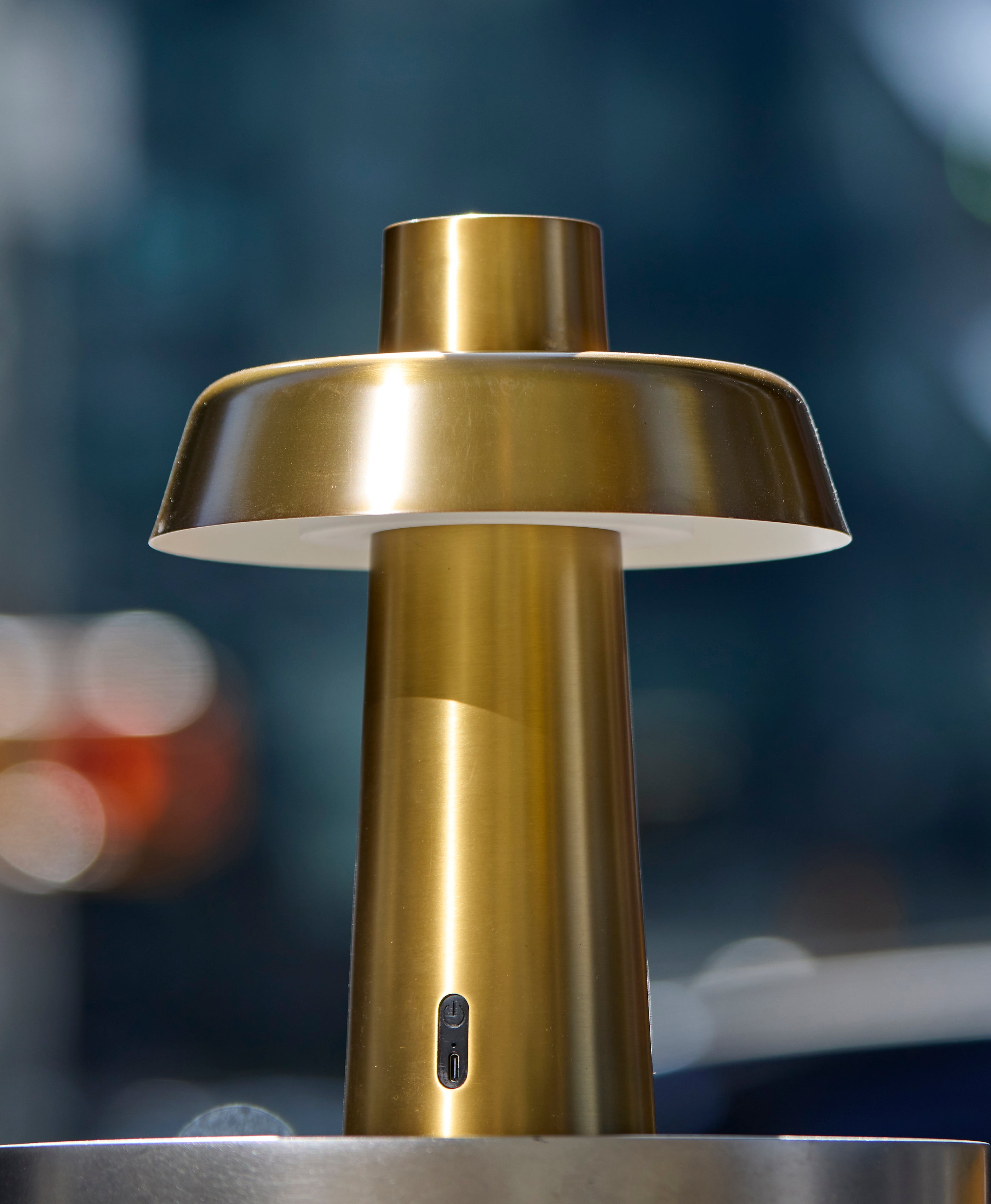 Pirlo LED Cordless Table Lamp- Antique Brass-Lighting-DECOROLALA