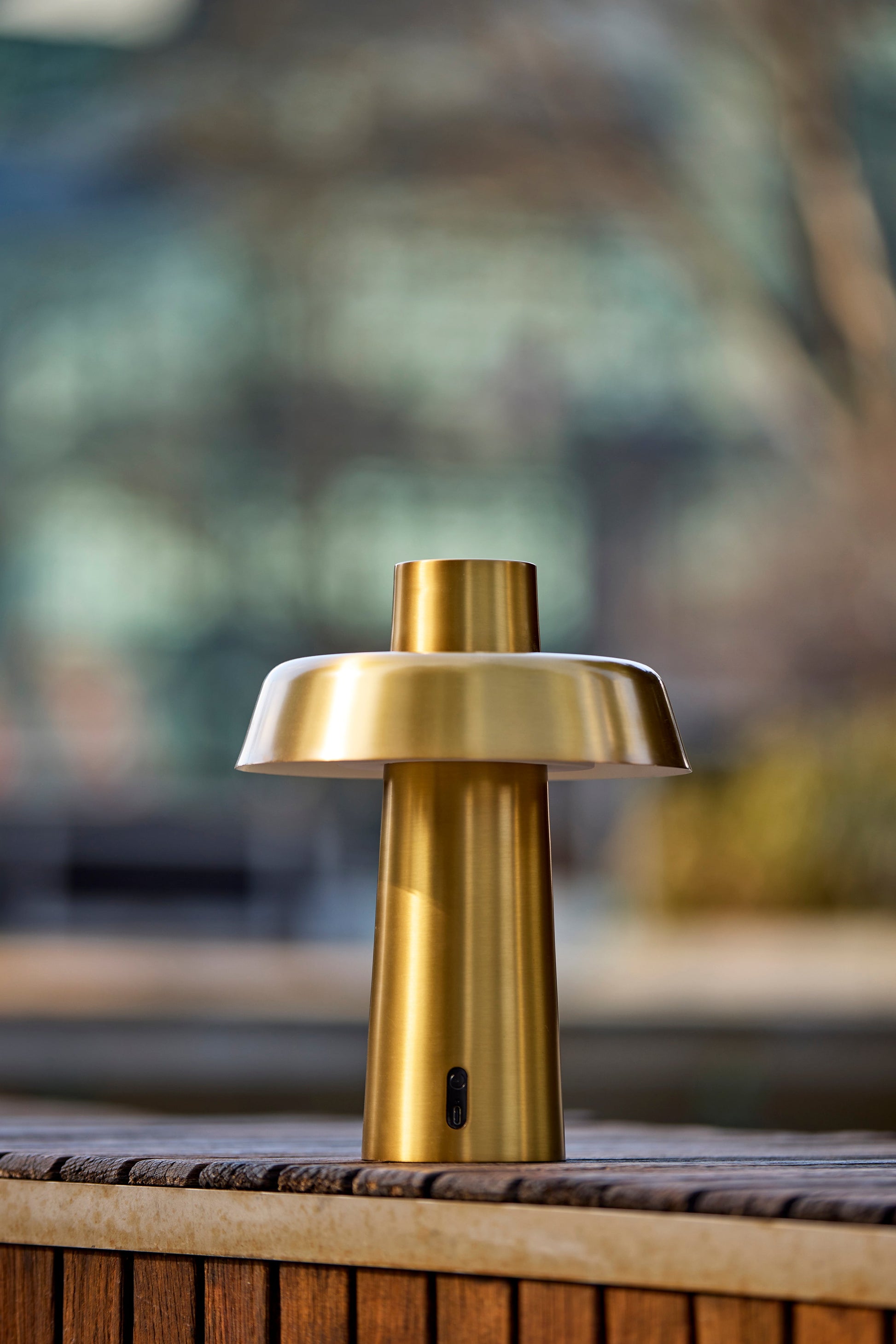 Pirlo LED Cordless Table Lamp- Antique Brass-Lighting-DECOROLALA