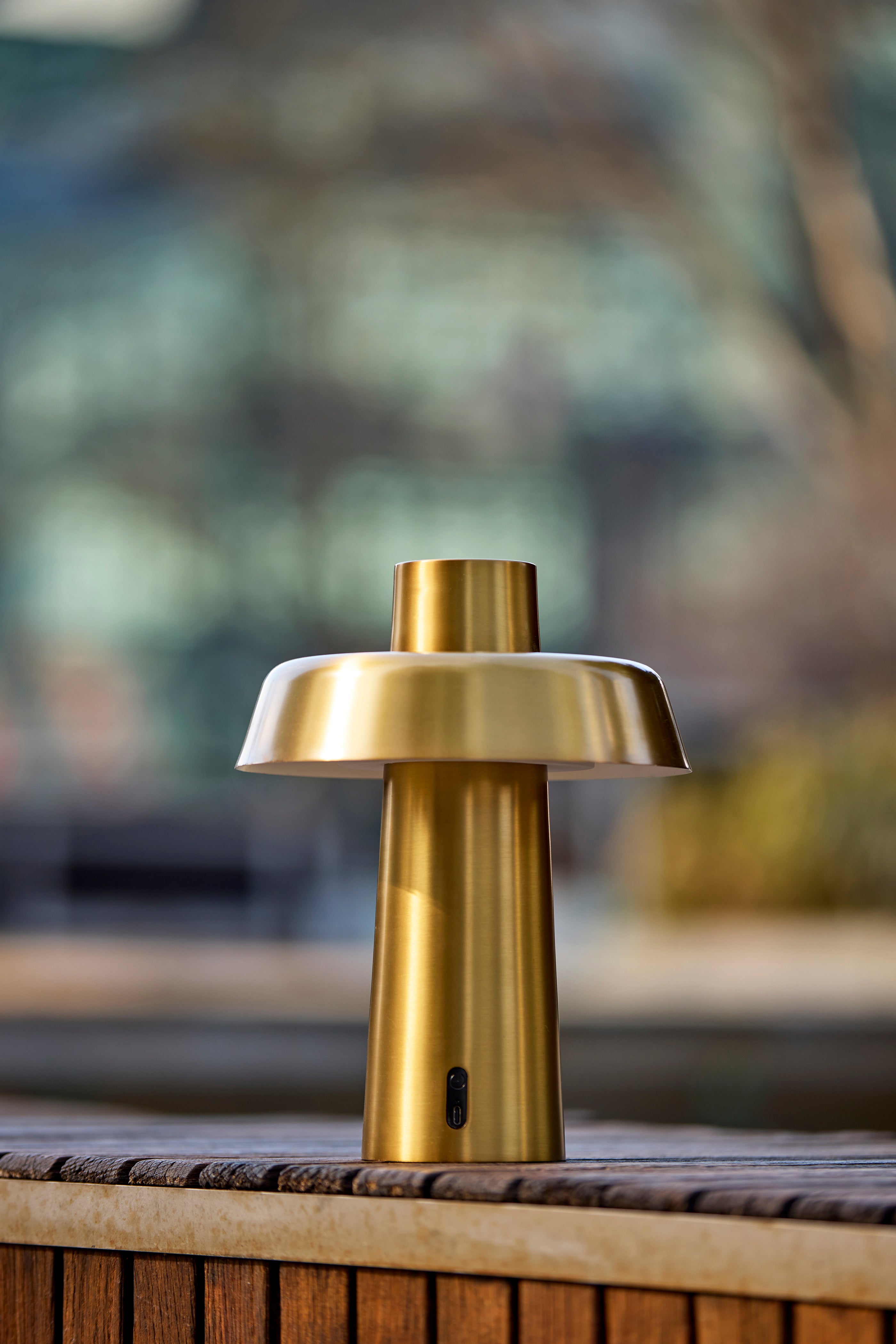 Pirlo LED Cordless Table Lamp- Antique Brass-Lighting-DECOROLALA