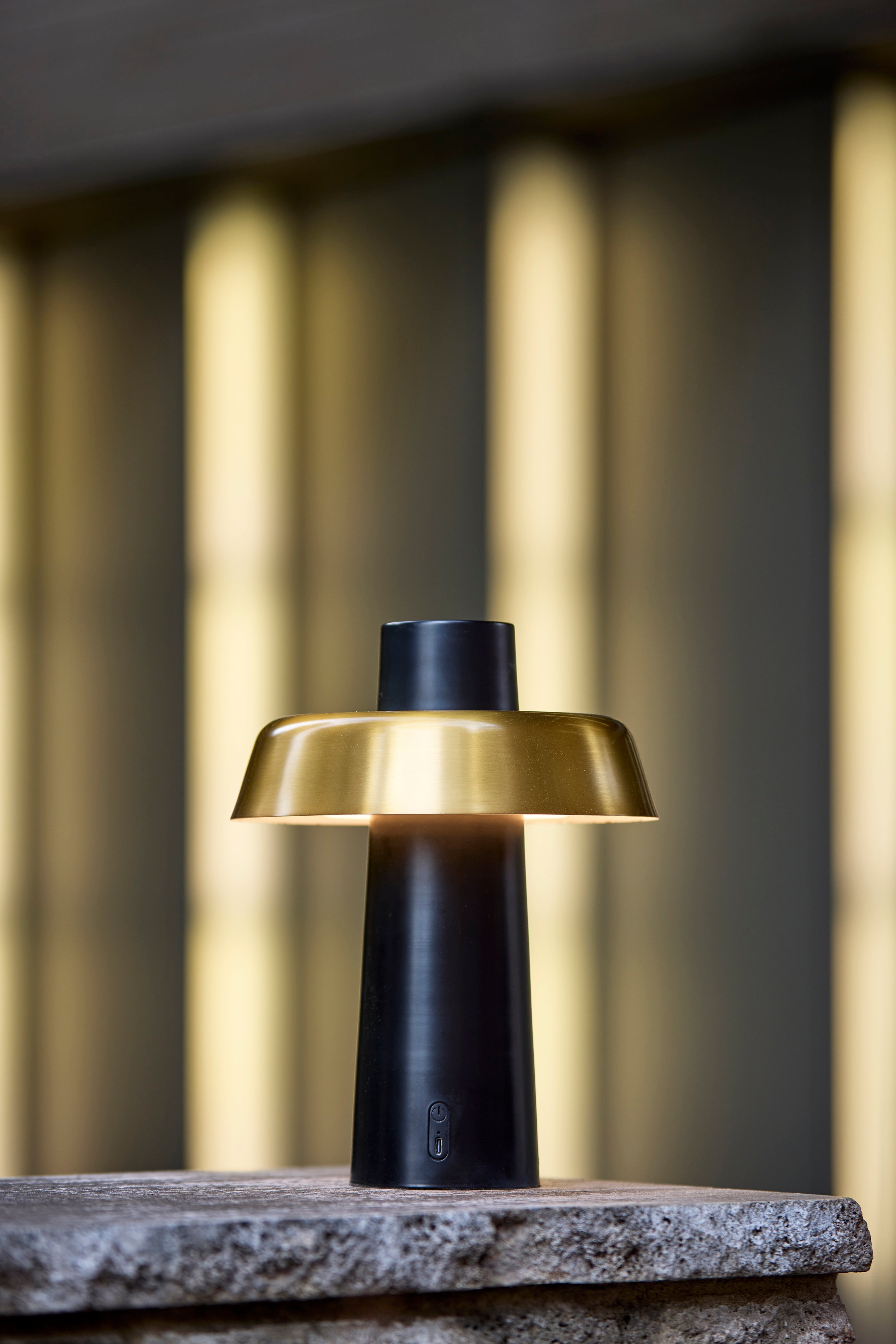 Pirlo LED Cordless Table Lamp- Antique Brass-Lighting-DECOROLALA