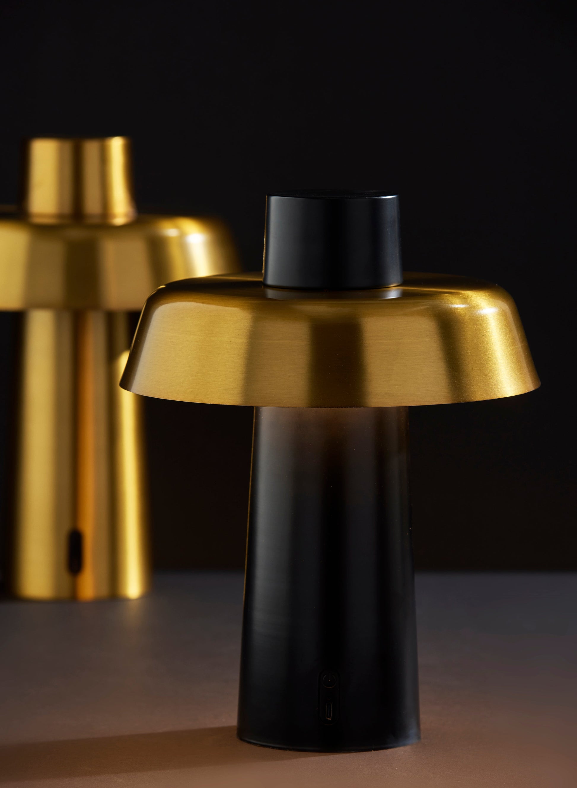 Pirlo LED Cordless Table Lamp- Black-Lighting-DECOROLALA