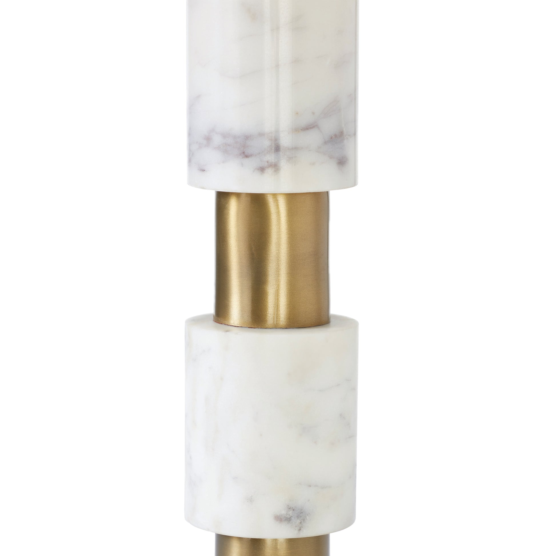 Pirot 27" Tall Antique Brushed Brass Iron Table Lamp with Tapered Linen Shade-Table Lamp-DECOROLALA