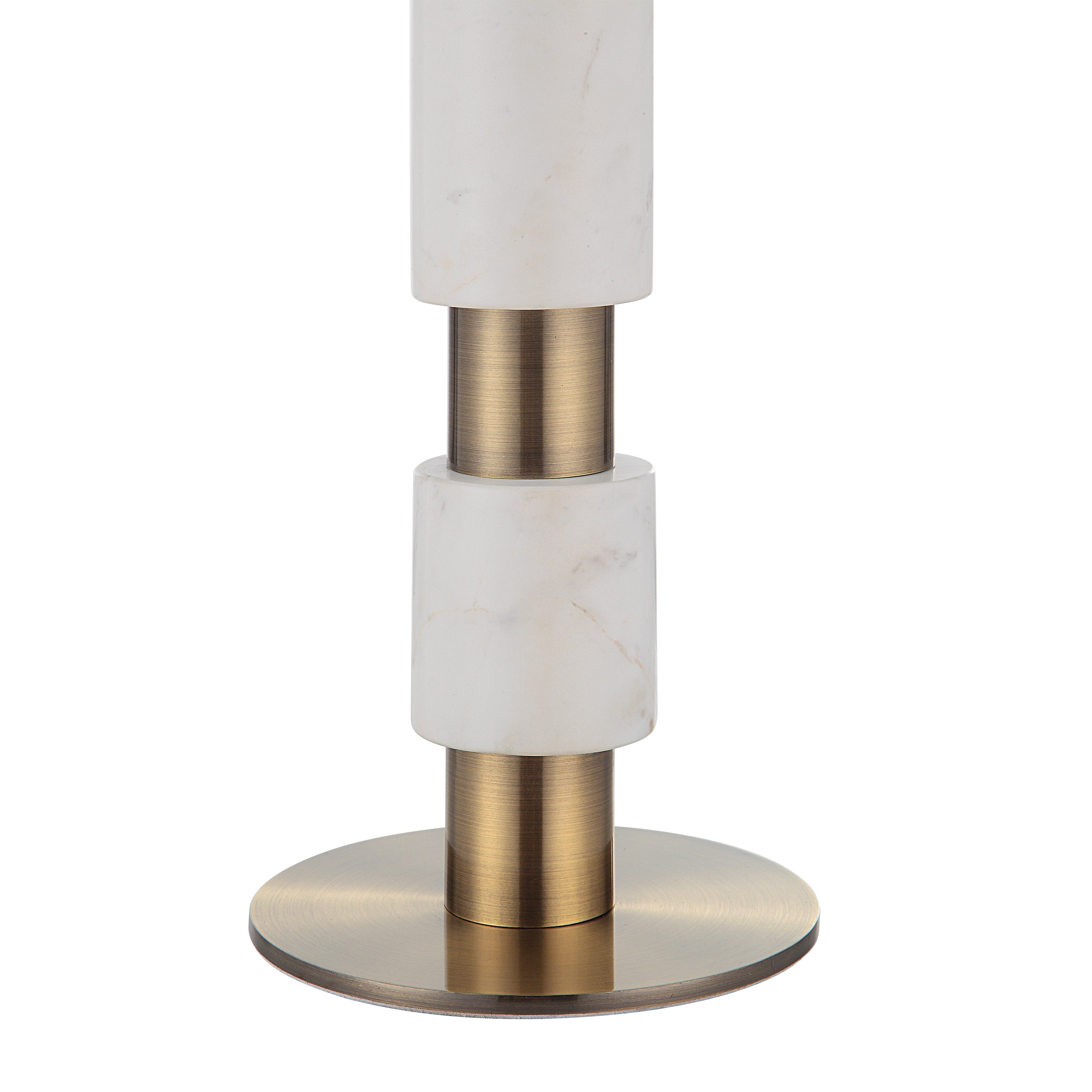 Pirot 27" Tall Table Lamp Antique Brushed Brass Iron-Table Lamp-DECOROLALA