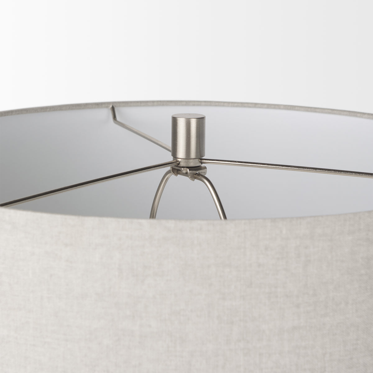 Piven w/ Gray Wash Textured Ceramic Table Lamp-Table Lamps-DECOROLALA