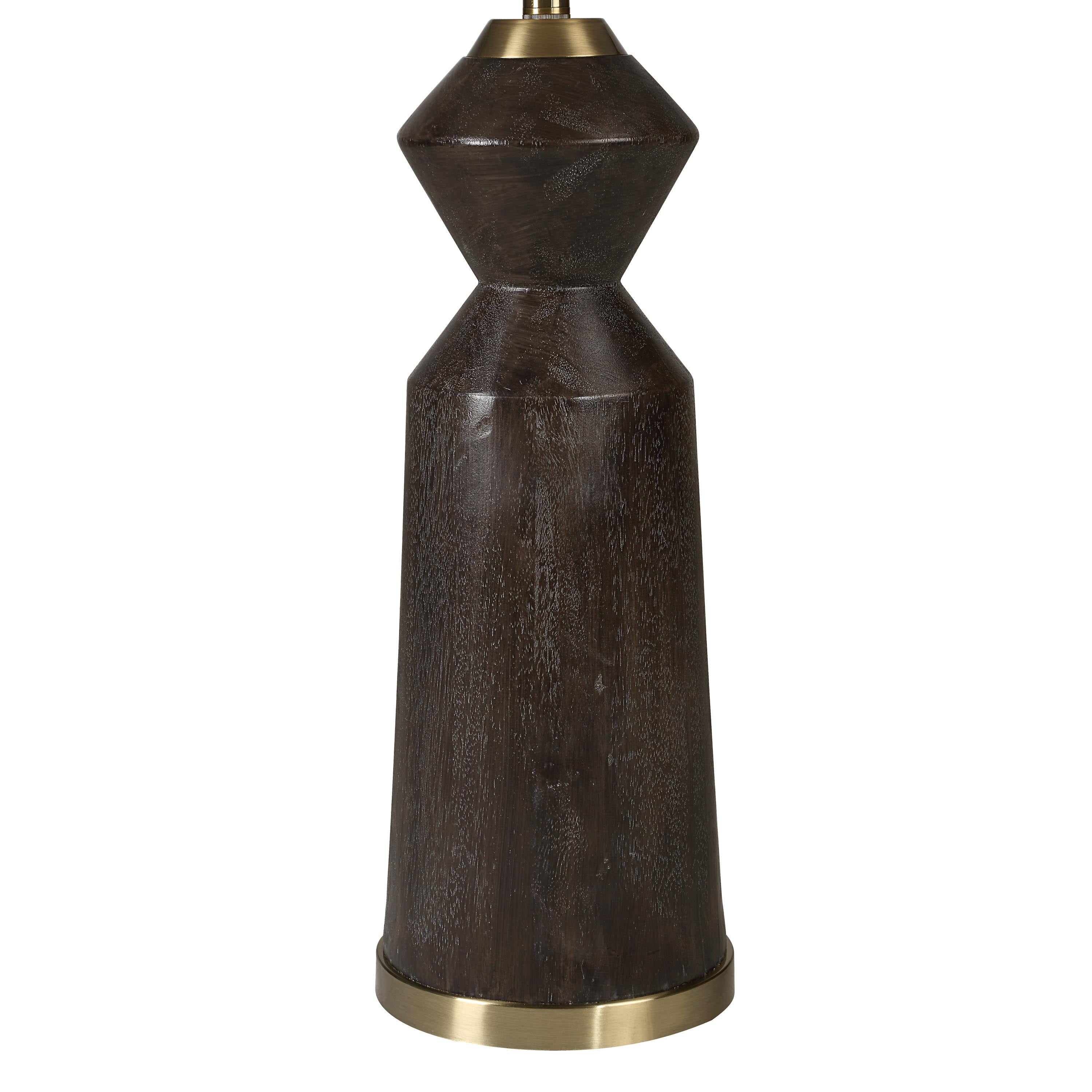 Pixel 66.75" Floor Lamp, Brown Linen Shade-Floor Lamp-DECOROLALA