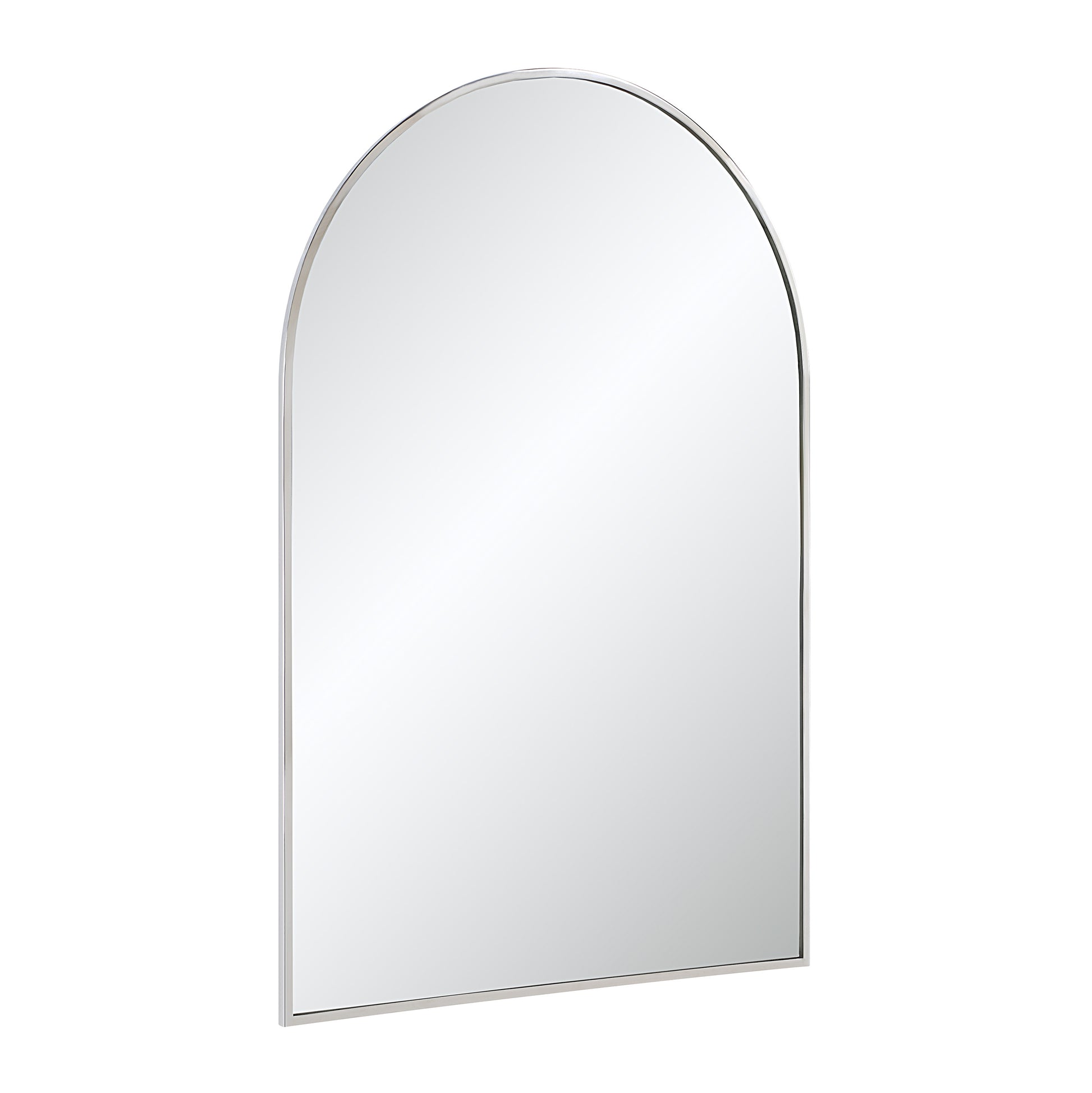 Plaka 36" H x 24" W Wall Mirror, Grey-Mirror-DECOROLALA