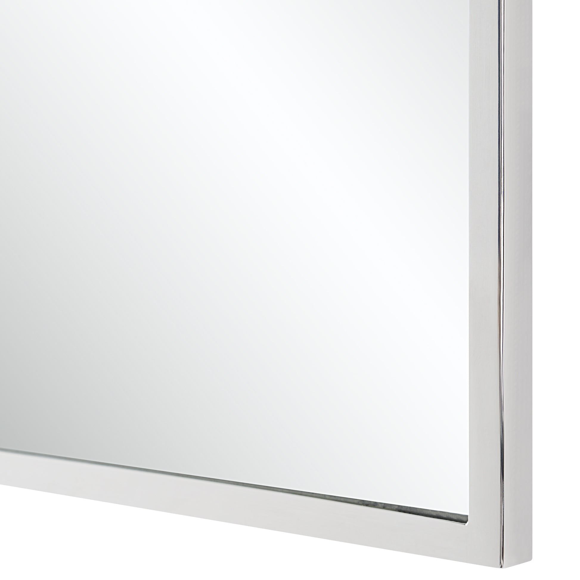 Plaka 36" H x 24" W Wall Mirror, Grey-Mirror-DECOROLALA