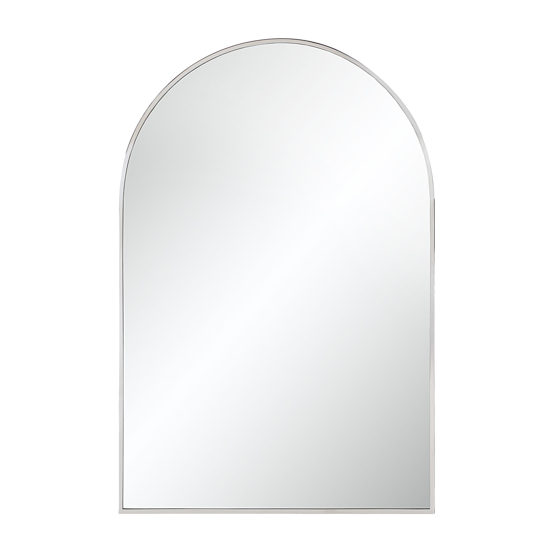 Plaka 36" H x 24" W Wall Mirror, Grey-Mirror-DECOROLALA
