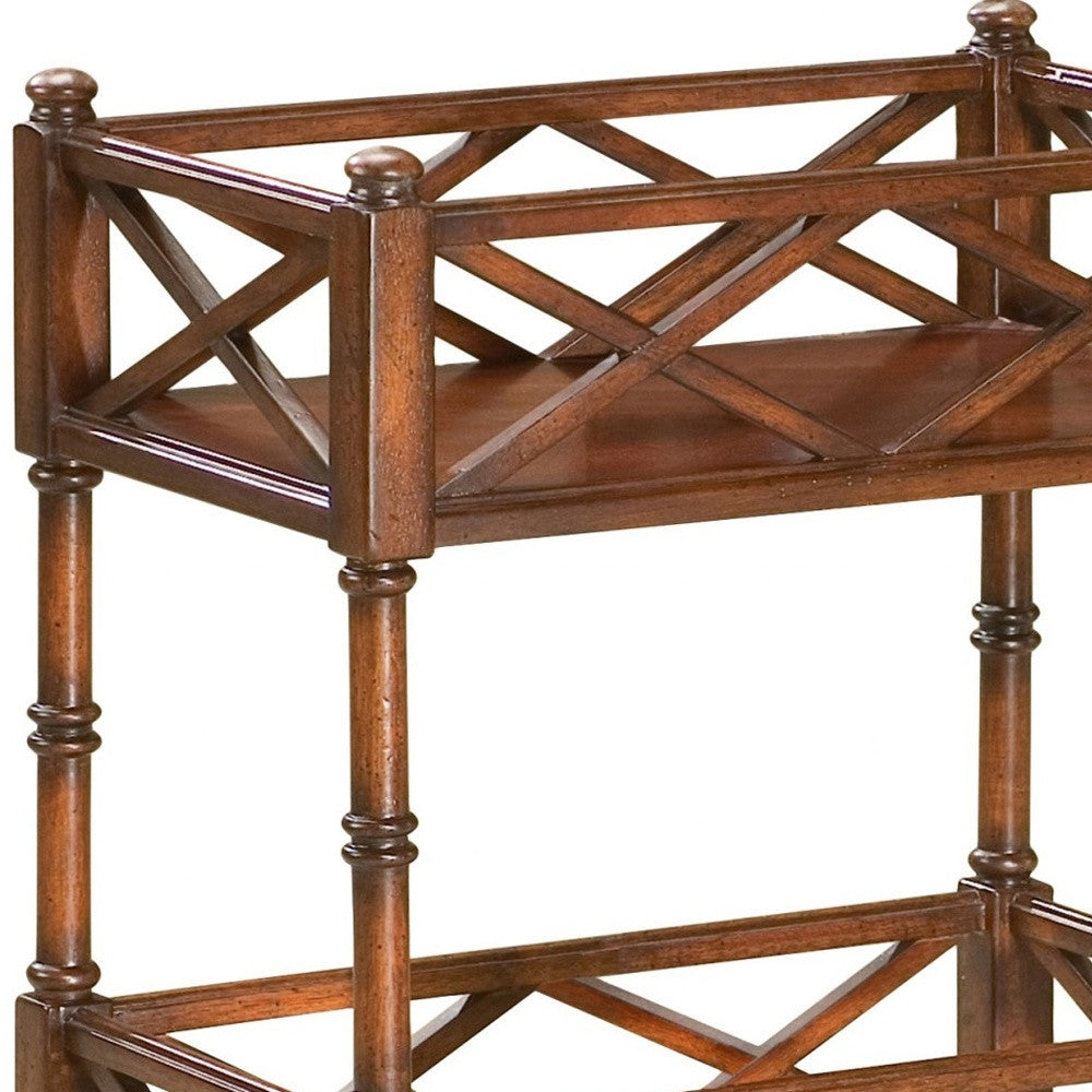 Plantation Cherry Mobile Server-Kitchen Carts-Islands-DECOROLALA