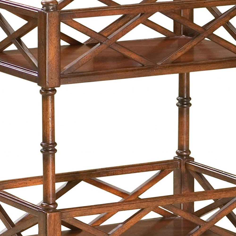 Plantation Cherry Mobile Server-Kitchen Carts-Islands-DECOROLALA