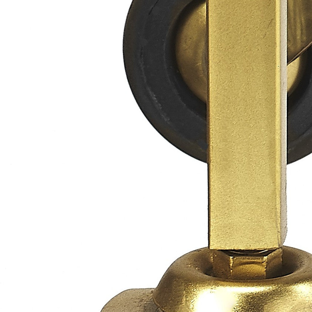 Polished Gold Bar Cart-Kitchen Carts-Islands-DECOROLALA