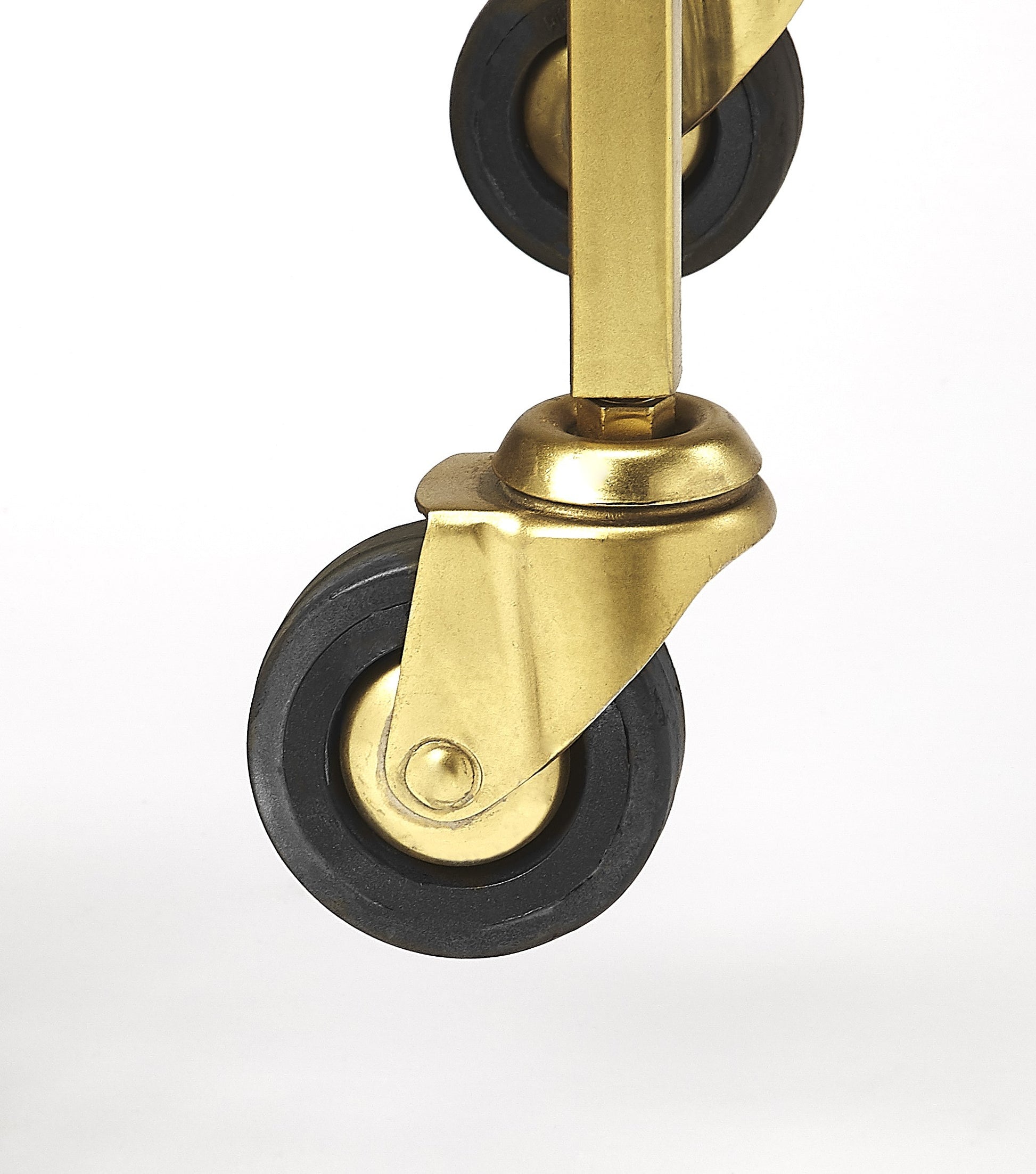 Polished Gold Bar Cart-Kitchen Carts-Islands-DECOROLALA