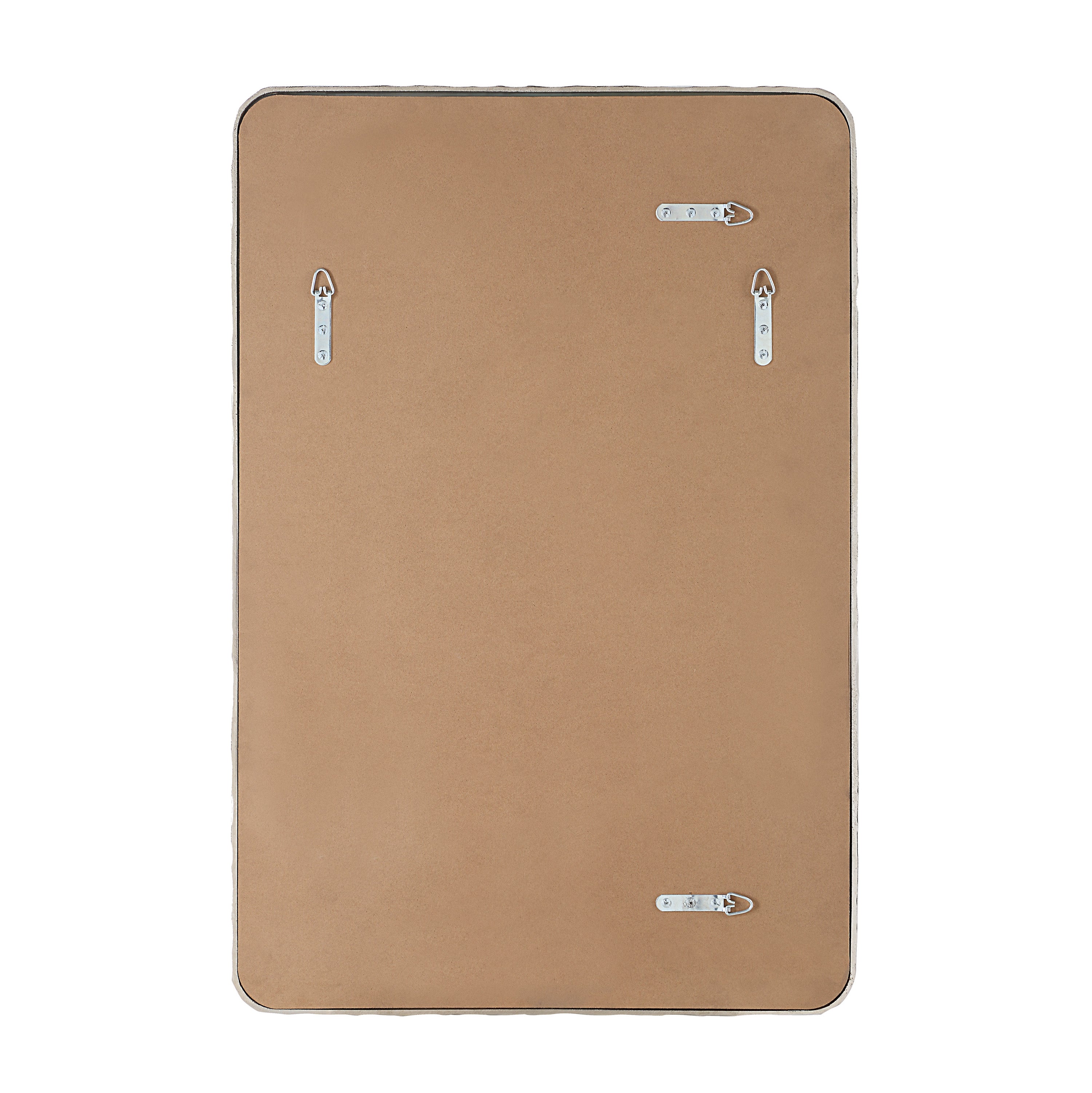 Pollonia 36" H x 24" W Wall Mirror, Grey-Mirror-DECOROLALA