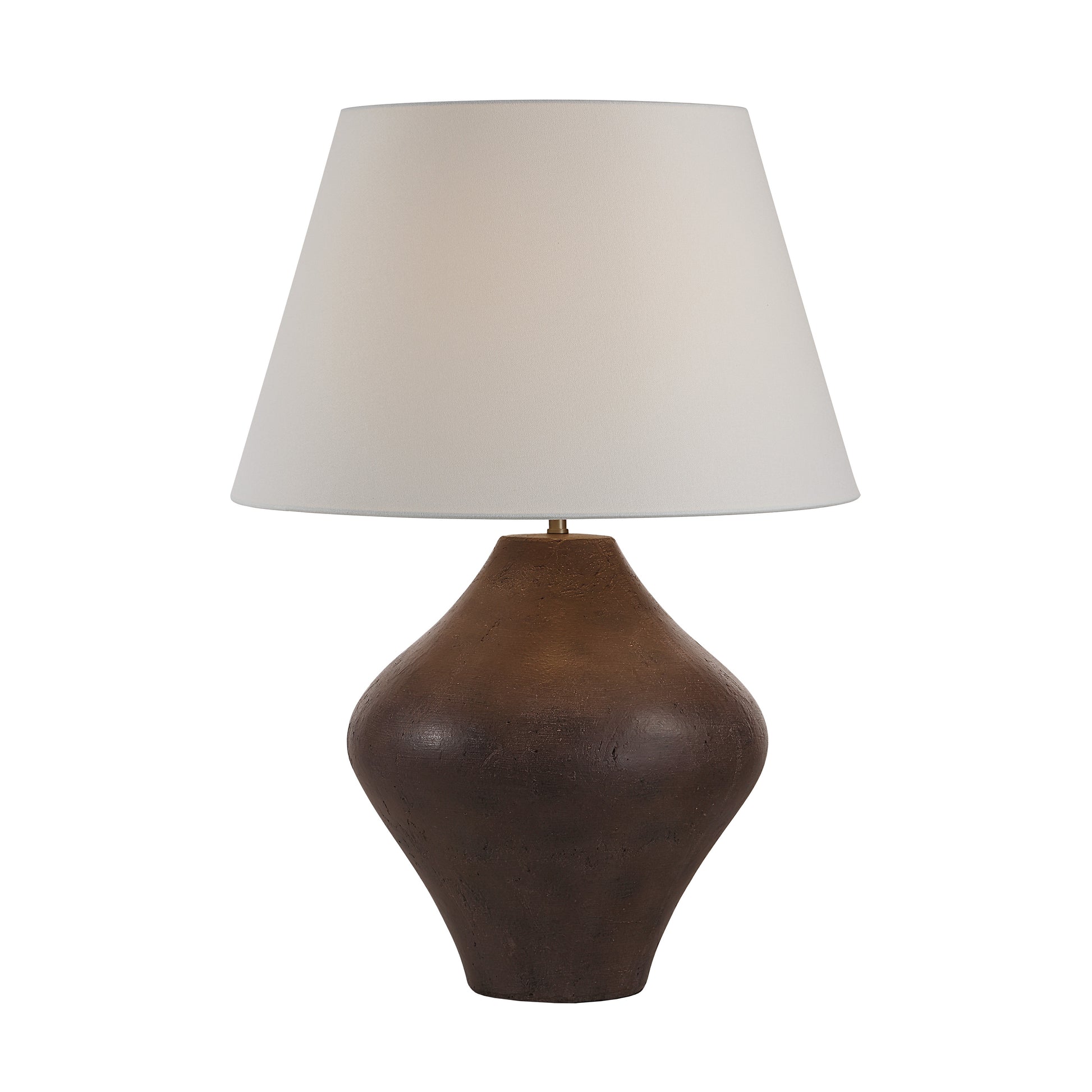 Pontia 30.75" Table Lamp, Brown Ceramic-Table Lamp-DECOROLALA