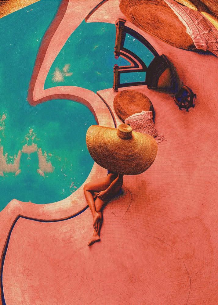 Poolside-Canvas Print-DECOROLALA