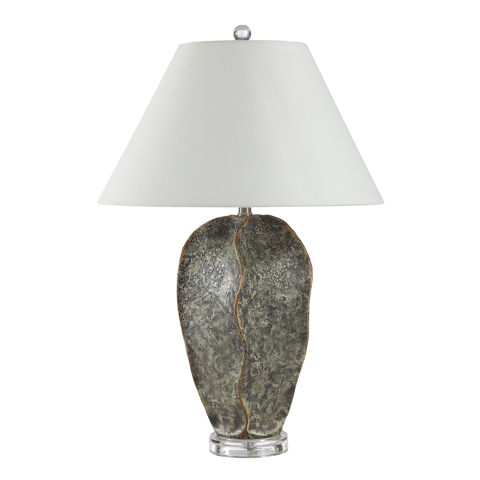 Poppi 27" Table Lamp, Dark Green-Table Lamp-DECOROLALA