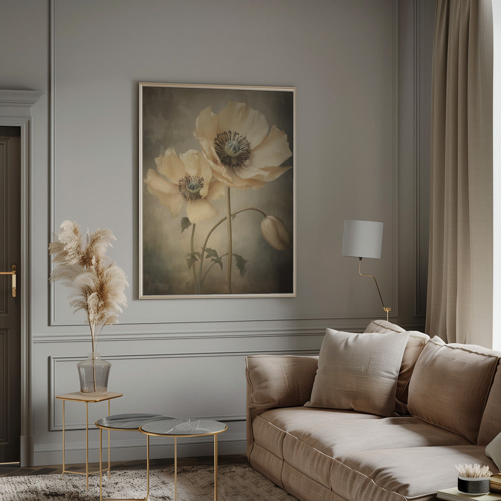 Poppies 20 by Bilge Paksoylu-canvas-DECOROLALA