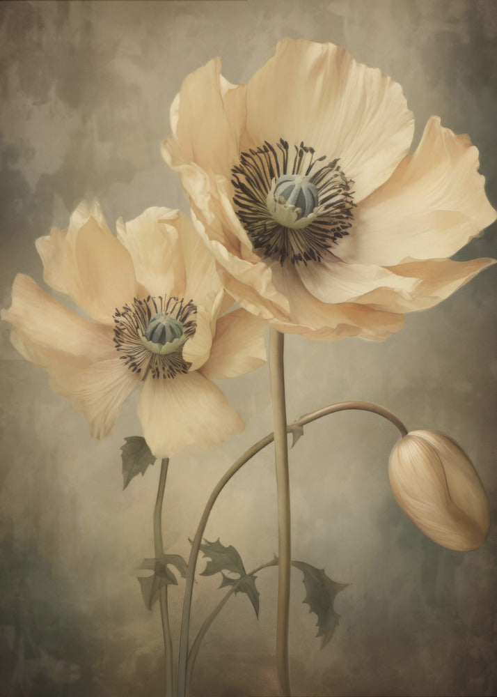 Poppies 20 by Bilge Paksoylu-canvas-DECOROLALA