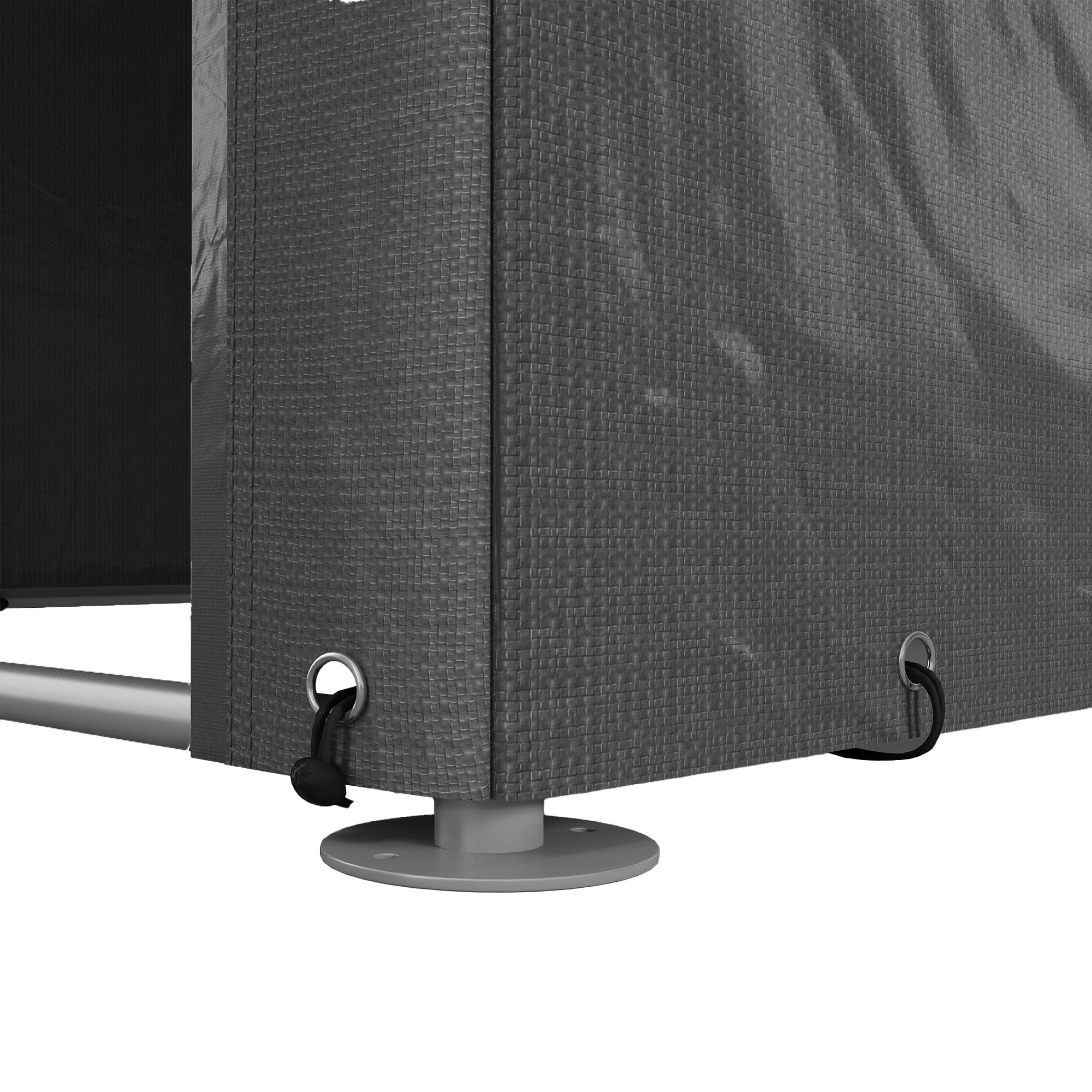 Portable Bicycle Shed - 1.6 x 2.2m Dark Grey Steel Frame-Patio & Garden > Lawn & Garden > Sheds > Portable Shed-DECOROLALA