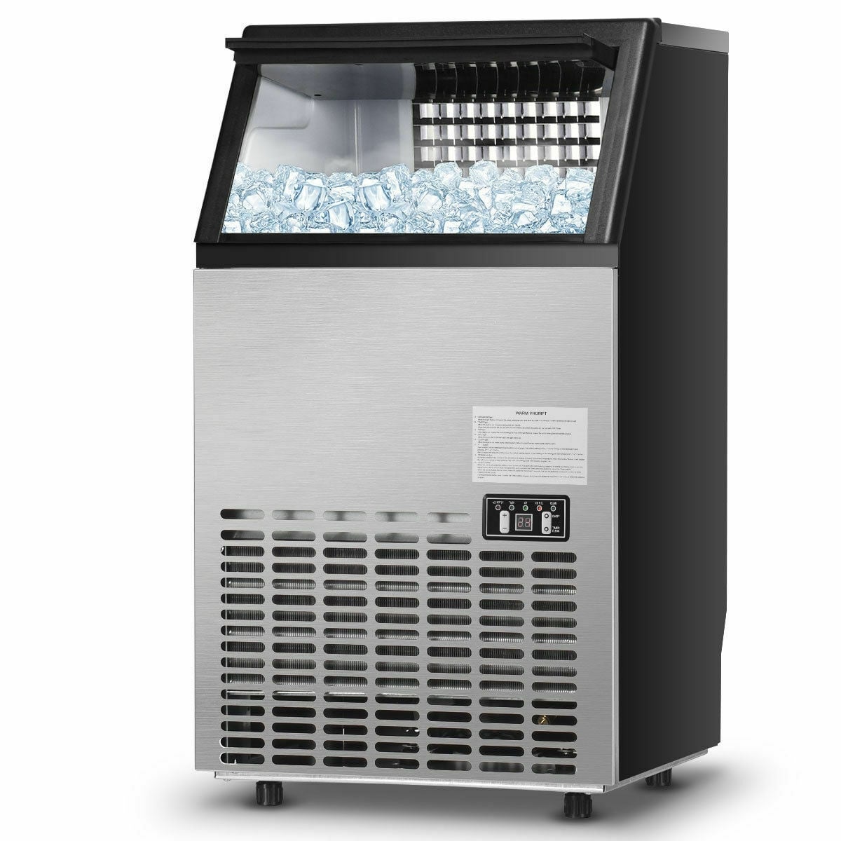Portable Built-In Stainless Steel Commercial Ice Maker-Ice Makers-DECOROLALA