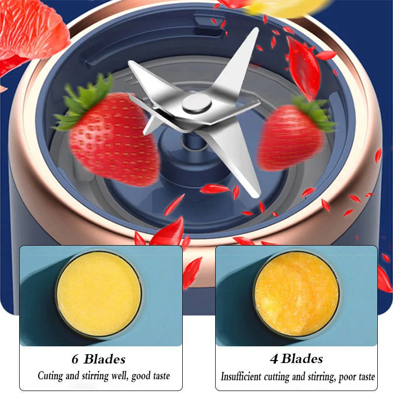 Portable Electric Fruit Juice Blender-Food Mixer & Blender-DECOROLALA