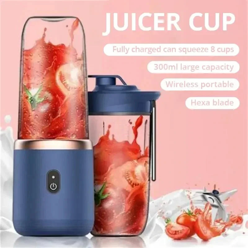 Portable Electric Juicer Blender-Food Mixers & Blenders-DECOROLALA