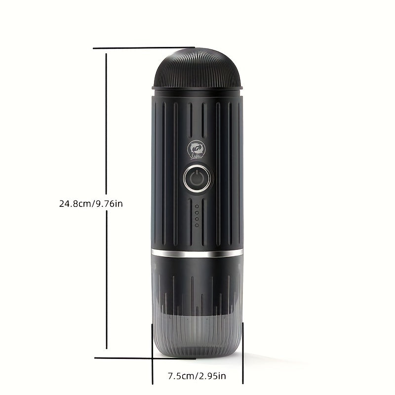 Portable Espresso Machine - USB-C Rechargeable 100W Black-Espresso Machine-DECOROLALA