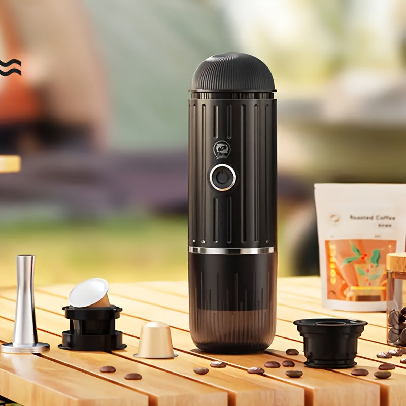 Portable Espresso Machine - USB-C Rechargeable 100W Black-Espresso Machine-DECOROLALA