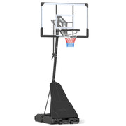 Portable Outdoor Basketball Hoop 8-10 FT Height Adjustable Basketball Goal System-Sporting Goods-DECOROLALA