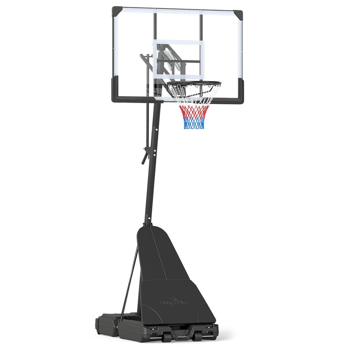 Portable Outdoor Basketball Hoop 8-10 FT Height Adjustable Basketball Goal System-Sporting Goods-DECOROLALA