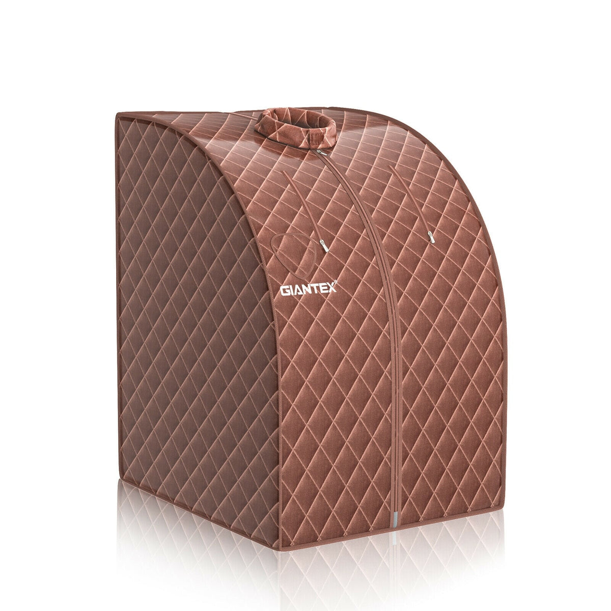 Portable Personal Steam Sauna Spa with 3L Blast-proof Steamer Chair-Coffee-Saunas-DECOROLALA