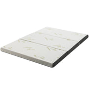 Portable Tri-fold Memory Foam Floor Mattress Topper Portable with Carrying Bag-L-Mattresses-DECOROLALA