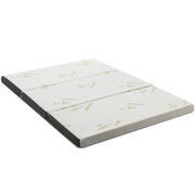 Portable Tri-fold Memory Foam Floor Mattress Topper Portable with Carrying Bag-M-Mattresses-DECOROLALA