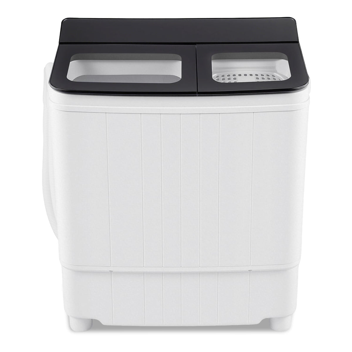 Portable Washing Machine 18 lbs Mini Laundry Machine with 11 LBS Washer-Grey-Washing Machines-DECOROLALA