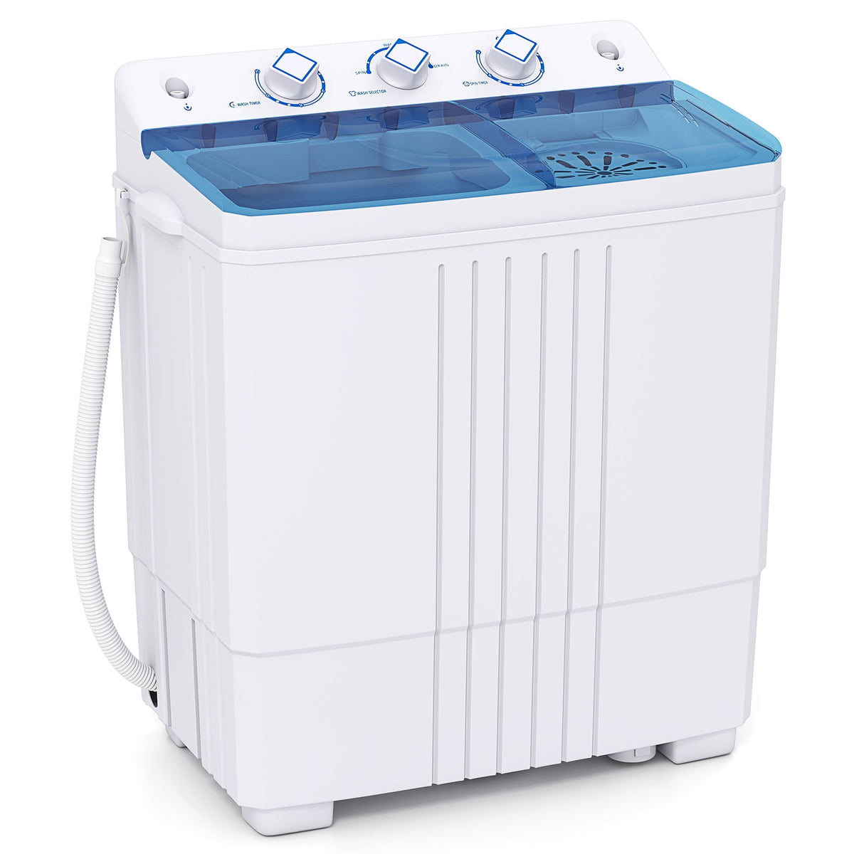 Portable Washing Machine for Dorms and Apartment-Blue-Washing Machines-DECOROLALA