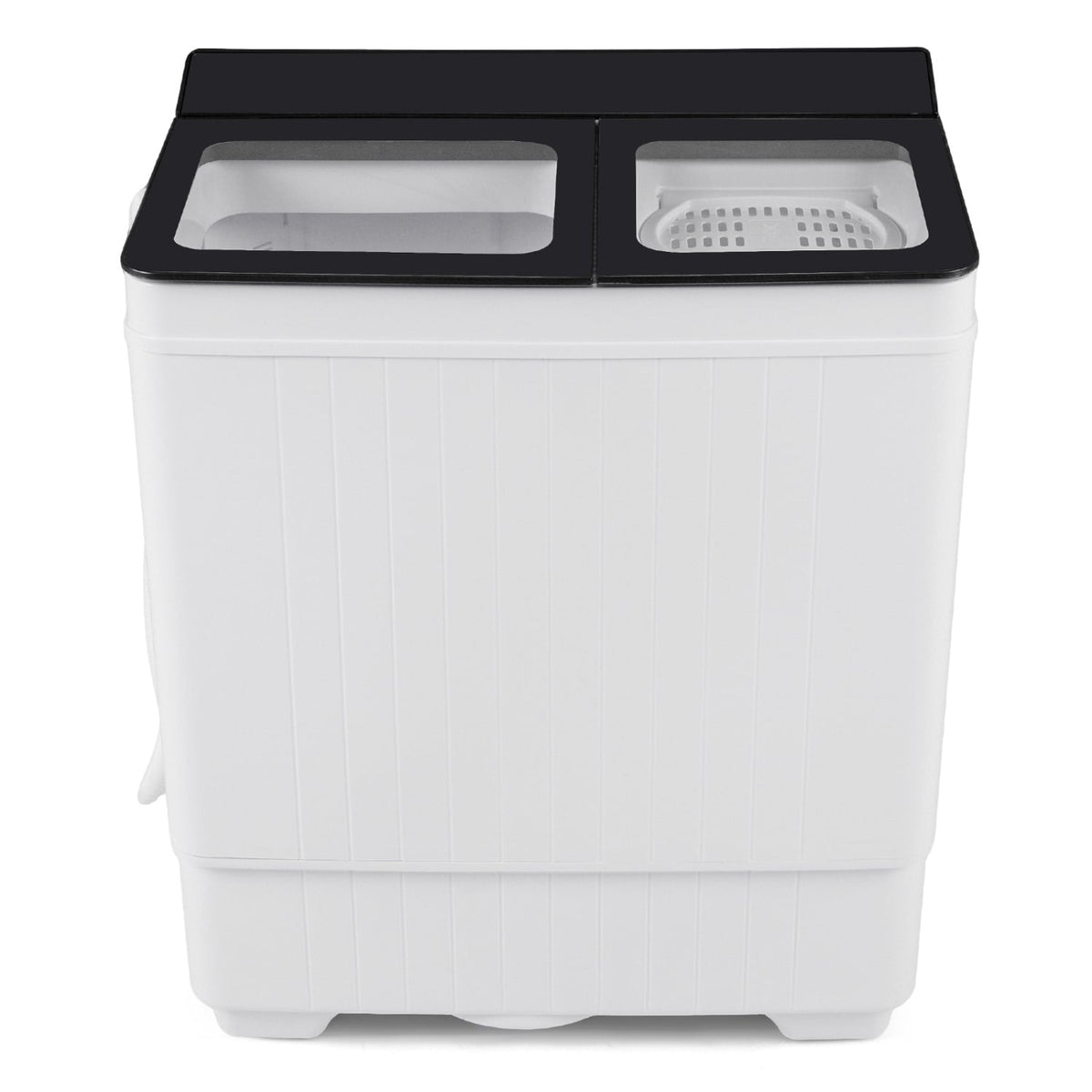 Portable Washing Machine with 18 LBS Washer and 8 LBS Spinner Combo-Black-Washing Machines-DECOROLALA