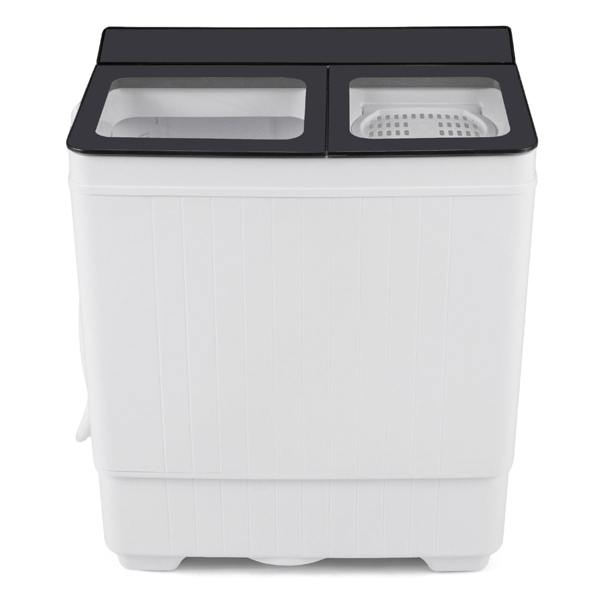 Portable Washing Machine with 18 LBS Washer and 8 LBS Spinner Combo-Gray-Washing Machines-DECOROLALA