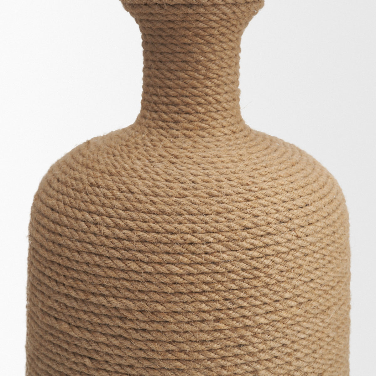 Portofino Abaca Rope Bottle Table Lamp-Table Lamps-DECOROLALA