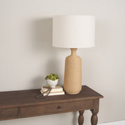 Portofino Abaca Rope Bottle Table Lamp-Table Lamps-DECOROLALA