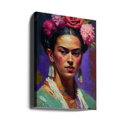 Portrait Of Frida by Treechild-Canvas Print-DECOROLALA