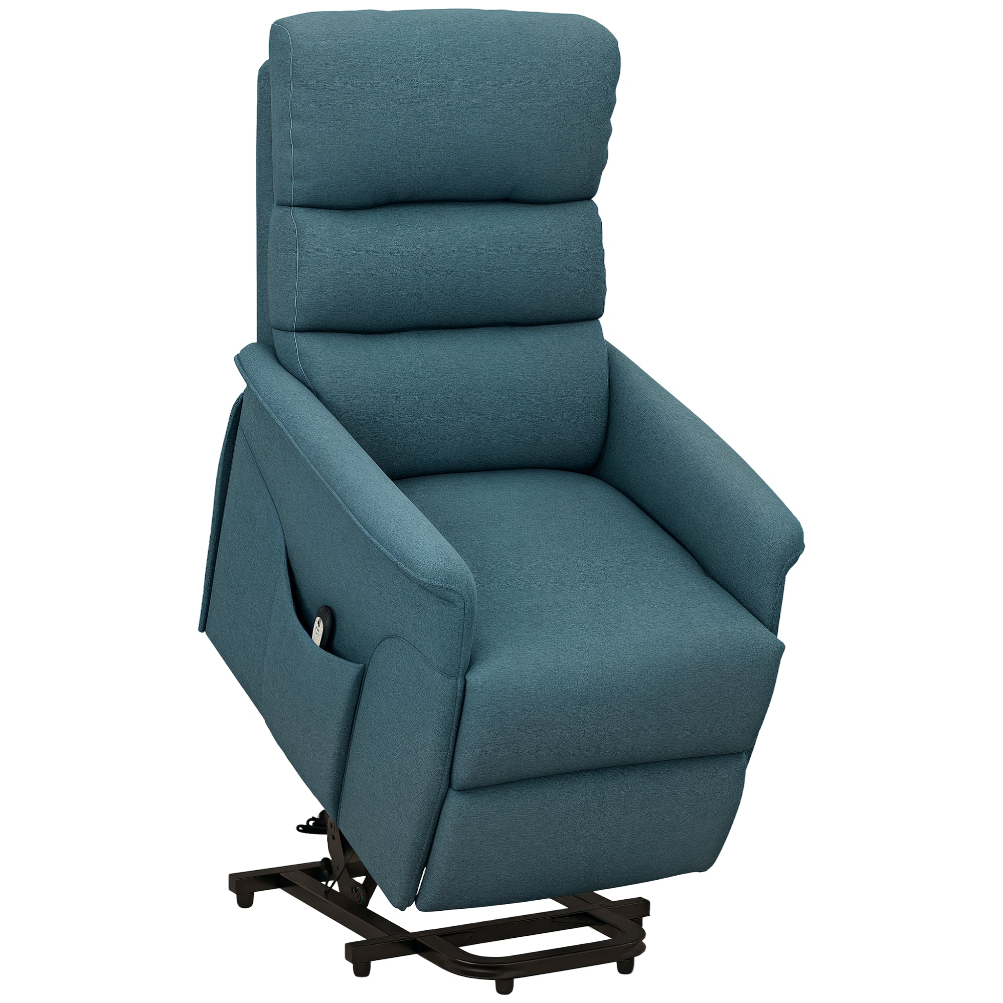 Power Lift Recliner Chair - Blue 264lb-DECOROLALA