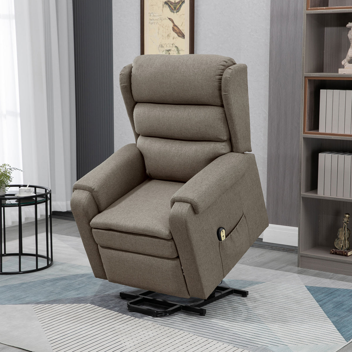 Power Lift Recliner Chair - Brown 160¡-Recliners-DECOROLALA