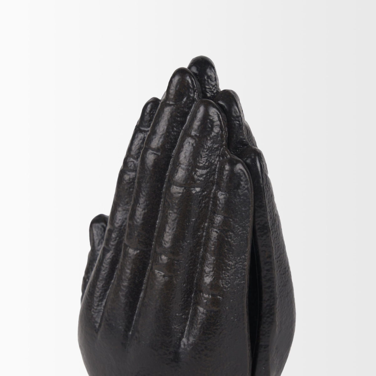 Praying Hands Bronze Cast Iron Book Ends-Bookends-DECOROLALA