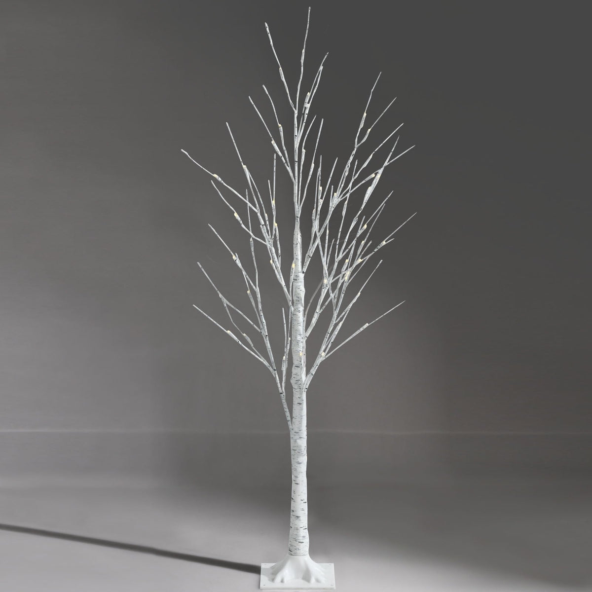 Pre-lit White Twig Birch Tree for Christmas Holiday with LED Lights-4 ft-Christmas Trees-DECOROLALA