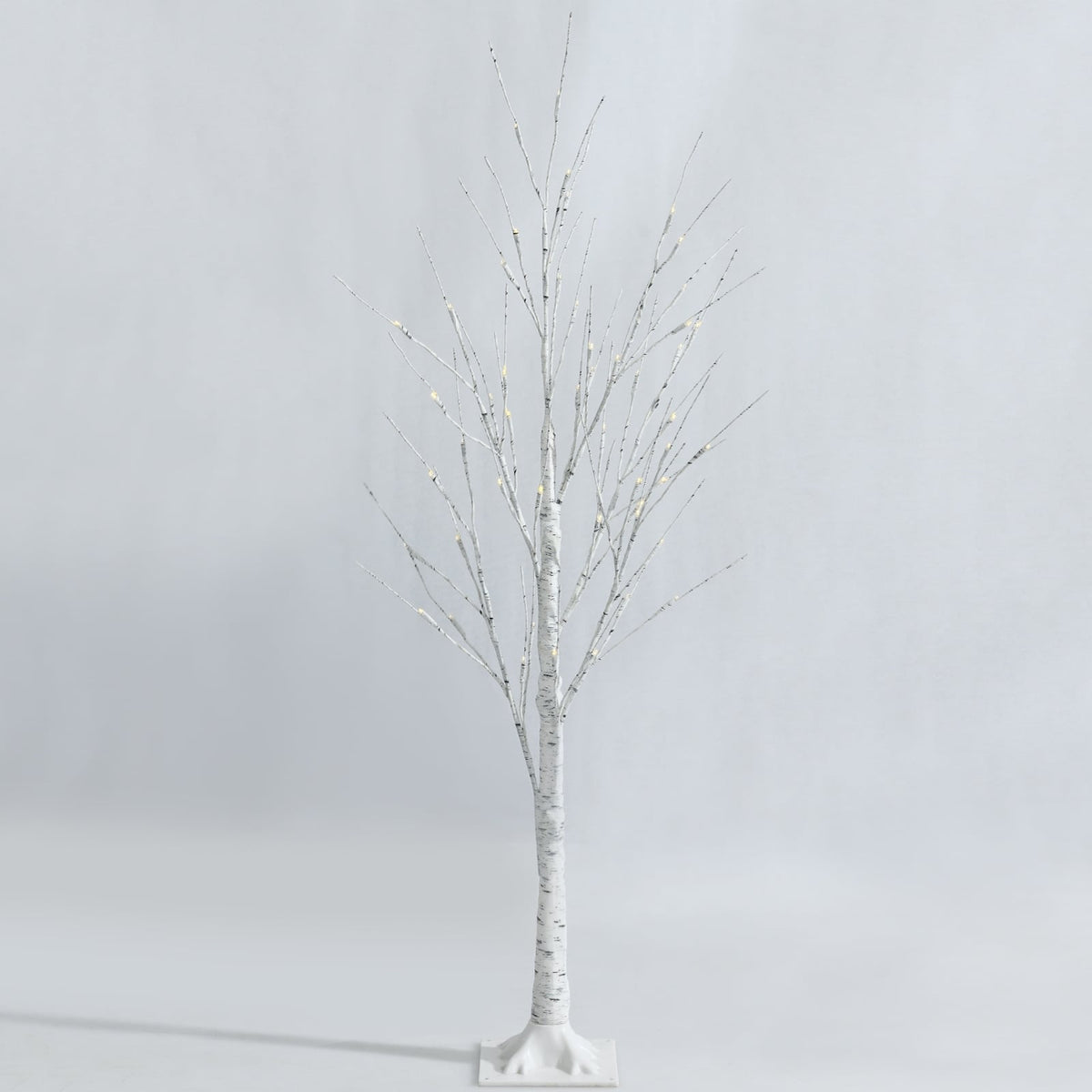 Pre-lit White Twig Birch Tree for Christmas Holiday with LED Lights-4 ft-Christmas Trees-DECOROLALA