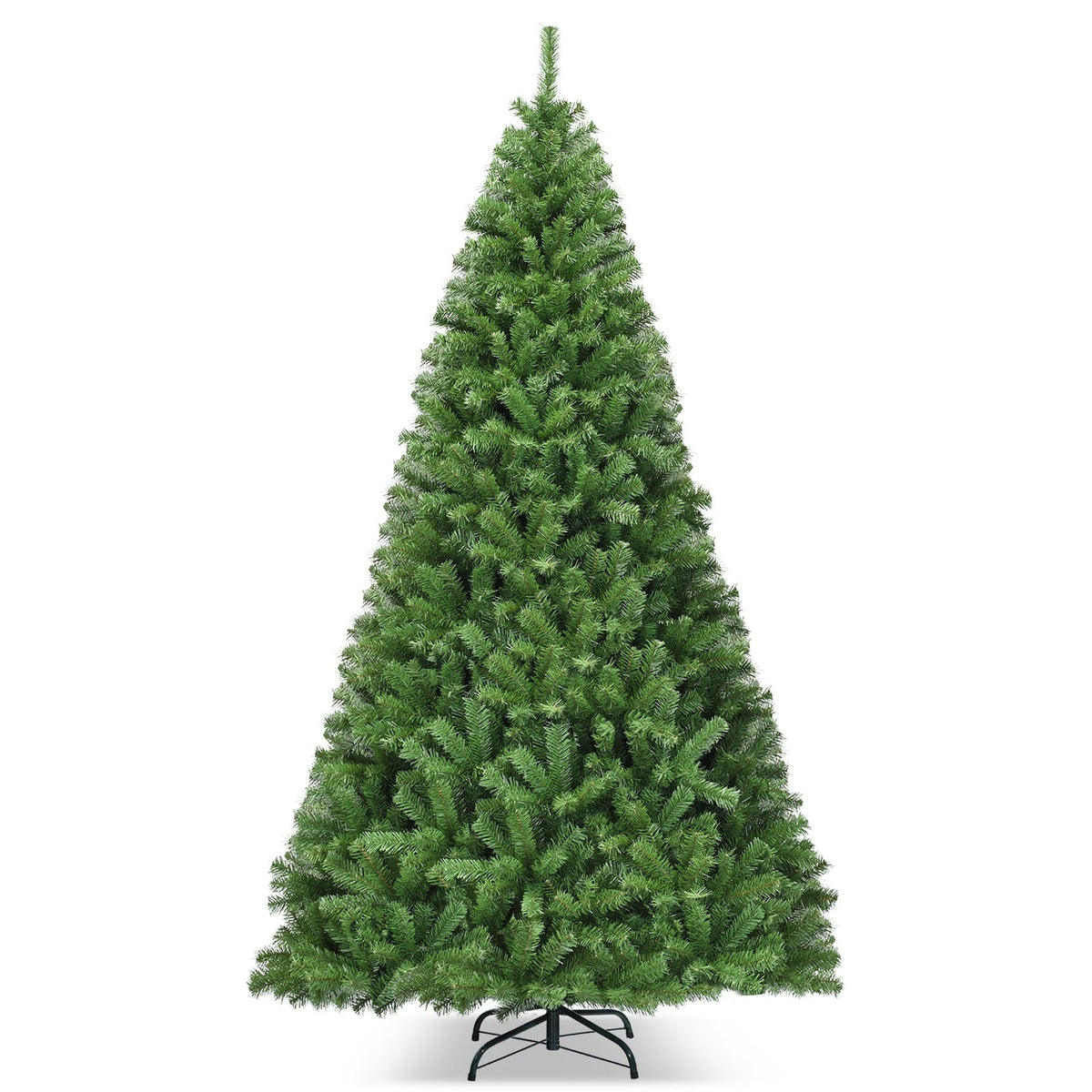Premium Artificial Hinged PVC Christmas Tree with Metal Stand-9 ft-Christmas Trees-DECOROLALA