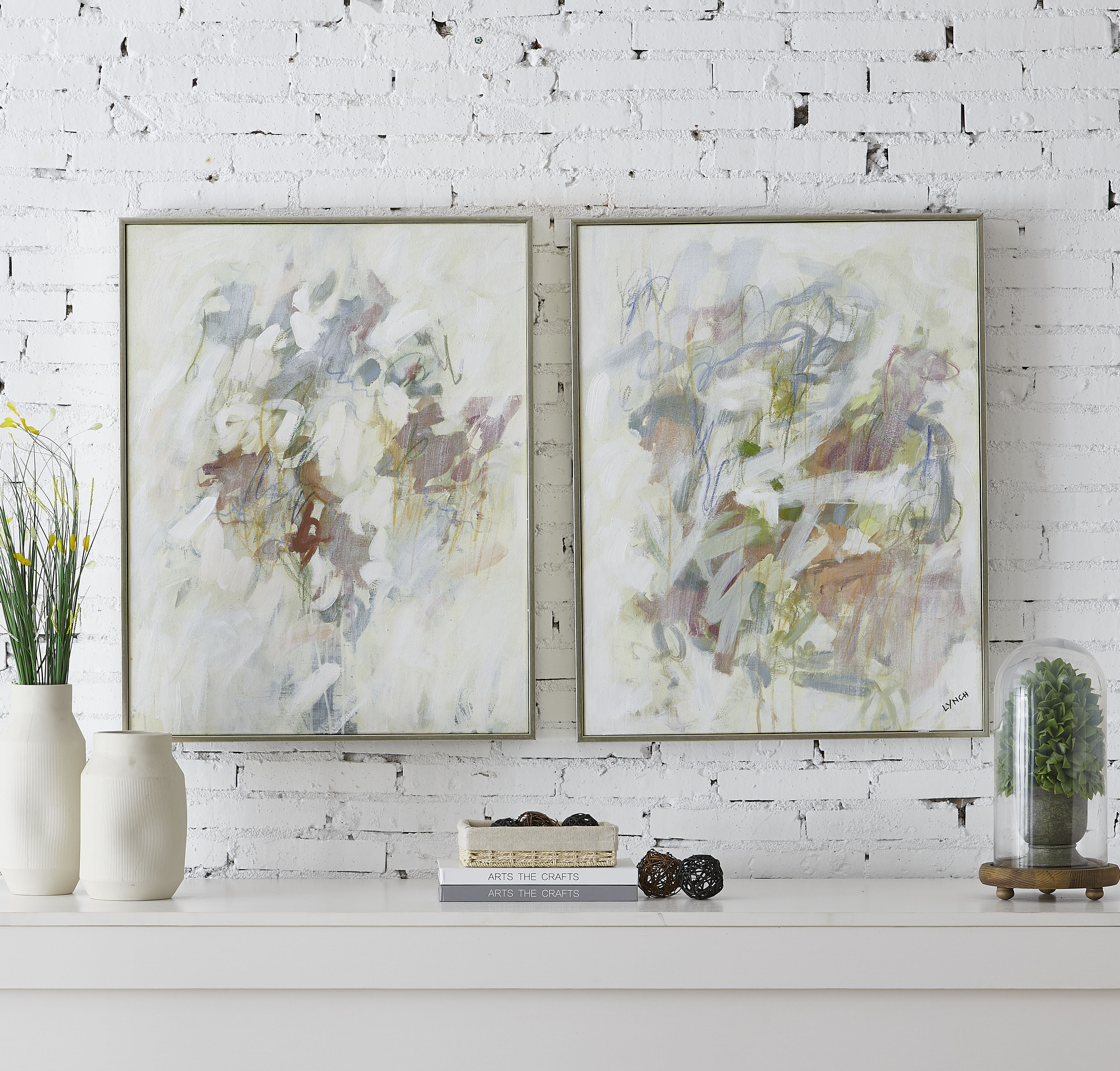 Pristina 22" Wide Canvas Art, Rose-Canvas Art-DECOROLALA