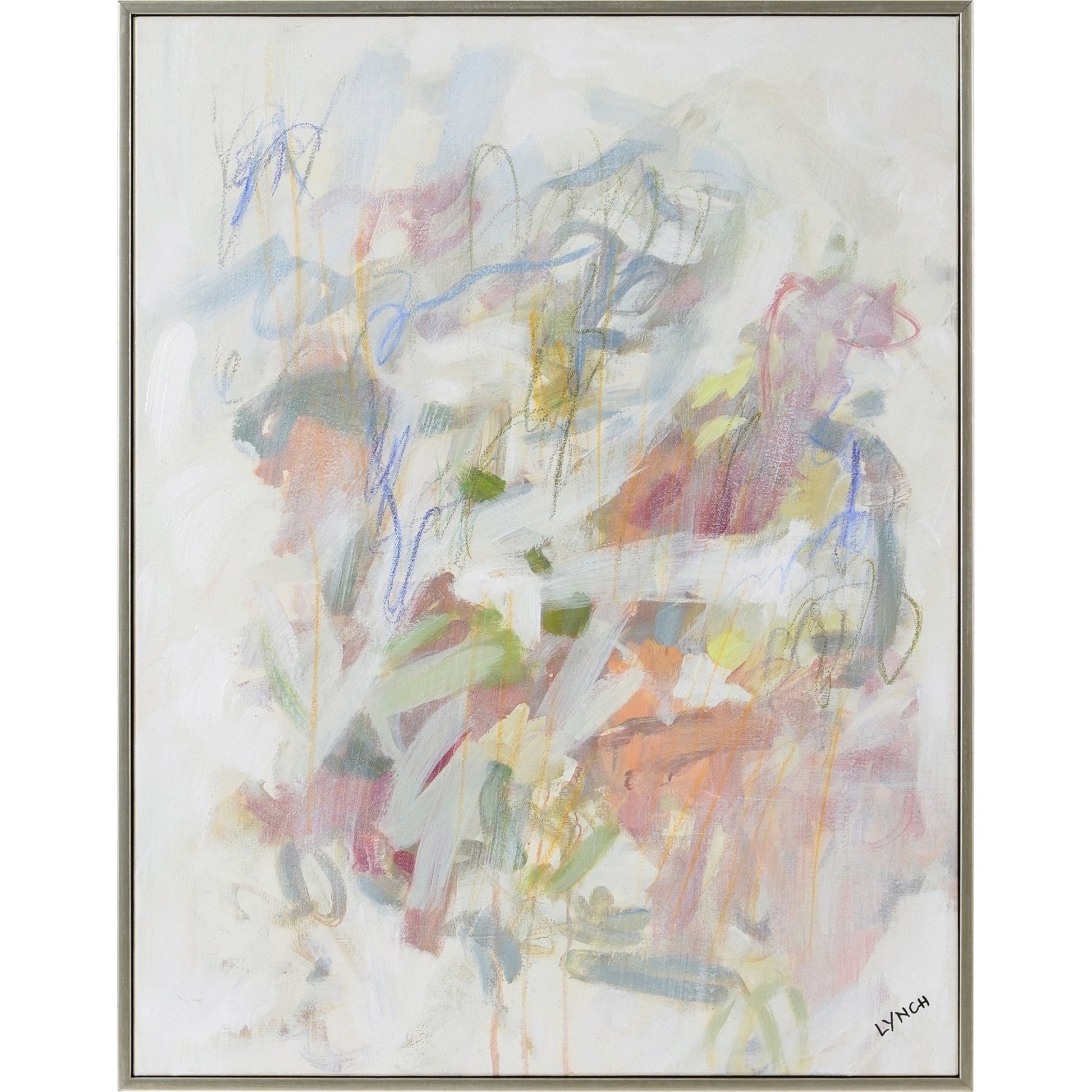 Pristina 22" Wide Canvas Art, Rose-Canvas Art-DECOROLALA