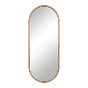 Pudino 60" H x 24" W Wall Mirror, Brown-Mirror-DECOROLALA