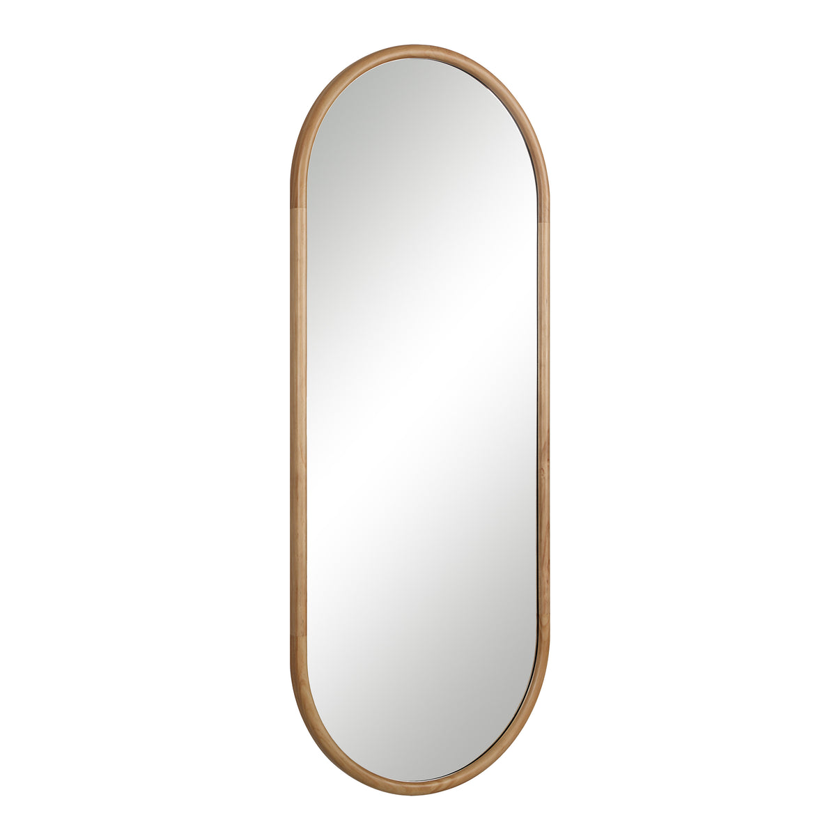 Pudino 60" H x 24" W Wall Mirror, Brown-Mirrors-DECOROLALA